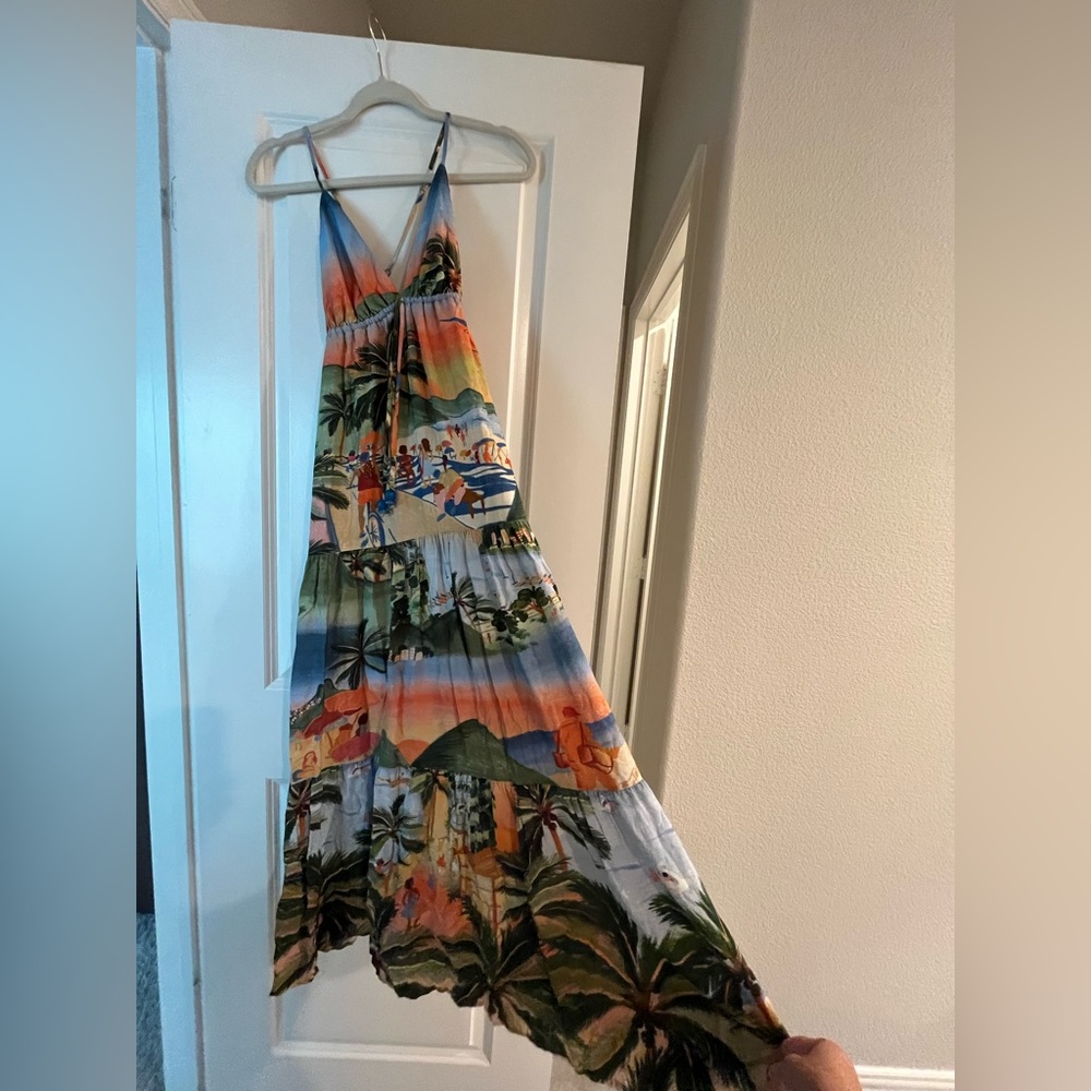 Farm Rio Brazil maxi dress nwt